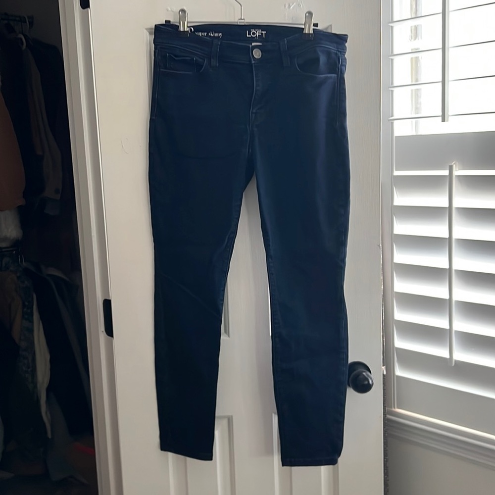 Loft petite skinny jeans